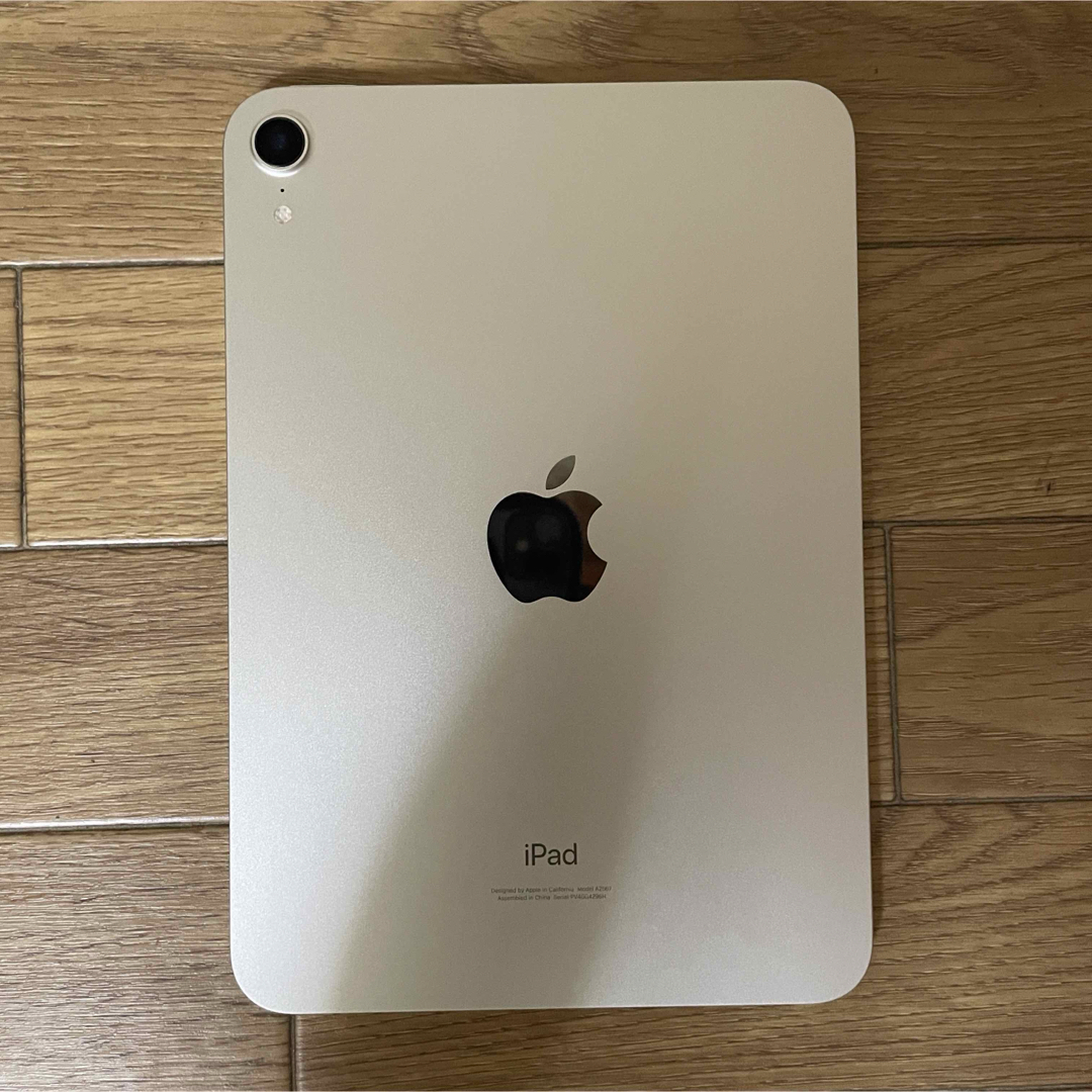 iPad(アイパッド)の【美品】Apple iPad mini6 スターライト　64G wifi スマホ/家電/カメラのPC/タブレット(タブレット)の商品写真