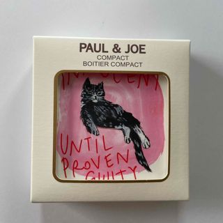 ポールアンドジョー(PAUL & JOE)の【未使用品】PAUL&JOEフェイスパウダー/ネコの限定コンパクト入り(フェイスパウダー)