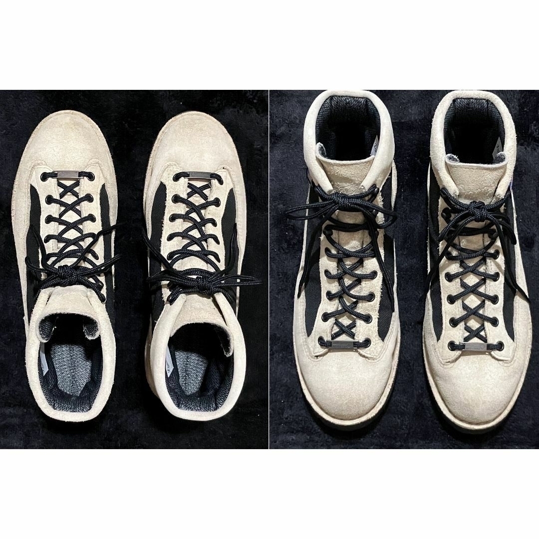 Danner(ダナー)の美品USAダナー ライト アイボリー★US9.5（27.5cm）登山靴　キャンプ メンズの靴/シューズ(ブーツ)の商品写真
