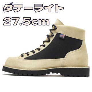 ダナー(Danner)の美品USAダナー ライト アイボリー★US9.5（27.5cm）登山靴　キャンプ(ブーツ)