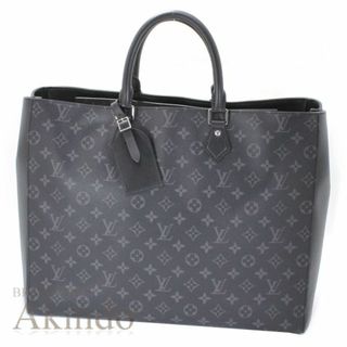 ルイヴィトン(LOUIS VUITTON)の【新品同様】ルイヴィトン トートバッグ グランサック モノグラム エクリプス A4 M44733 ブラック 黒 ビジネスバッグ LOUIS VUITTON ブランド レザー メンズ(トートバッグ)