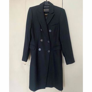 ザラ(ZARA)のZARA レディースコート黒　M(チェスターコート)