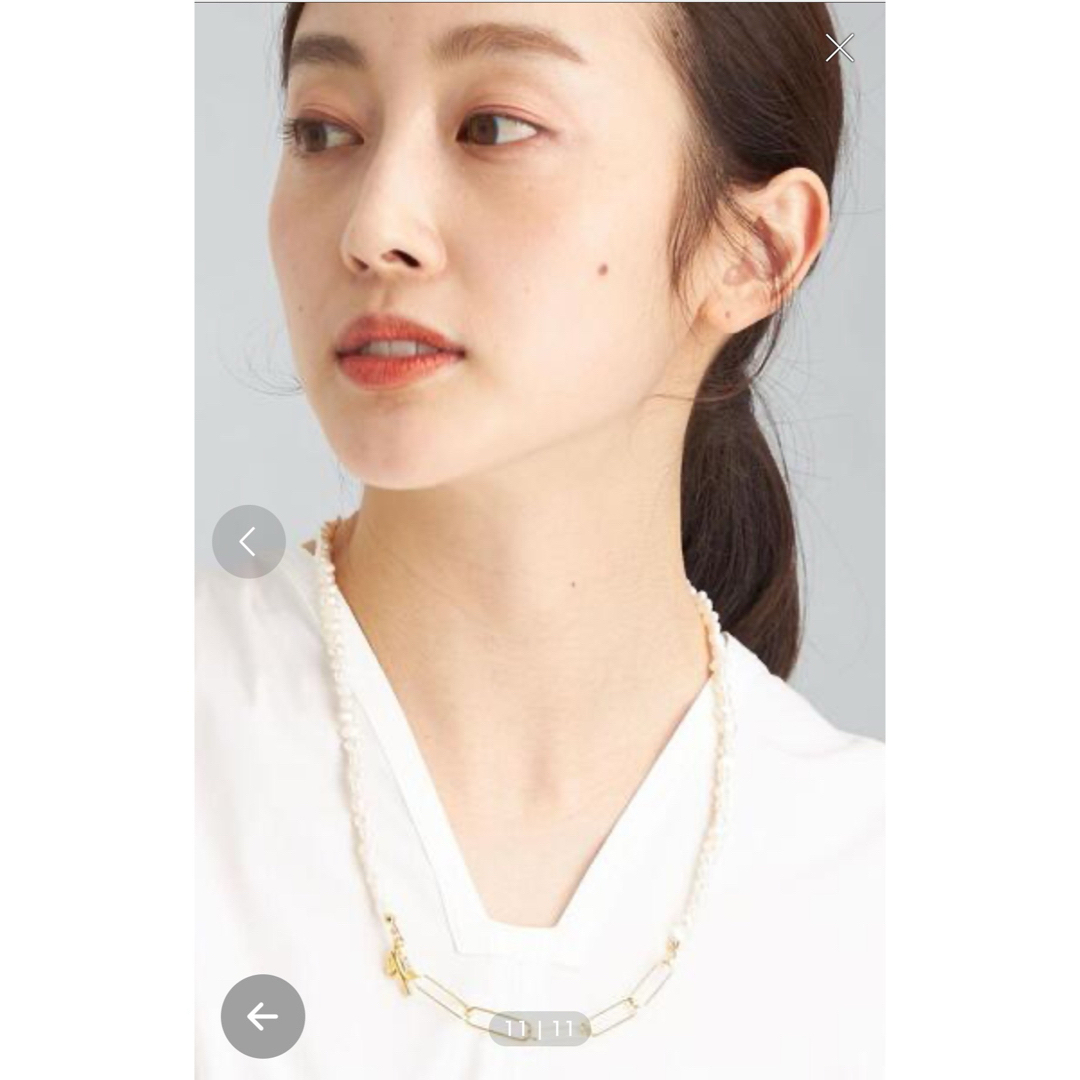 UNITED ARROWS green label relaxing(ユナイテッドアローズグリーンレーベルリラクシング)のgreen label relaxing 淡水パール3WAYネックレス レディースのアクセサリー(ネックレス)の商品写真