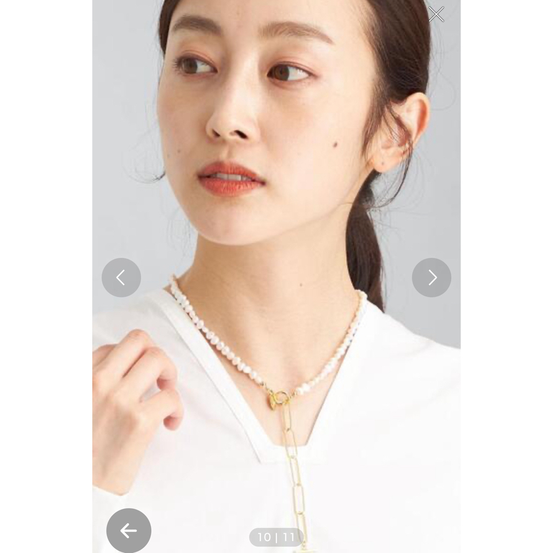 UNITED ARROWS green label relaxing(ユナイテッドアローズグリーンレーベルリラクシング)のgreen label relaxing 淡水パール3WAYネックレス レディースのアクセサリー(ネックレス)の商品写真