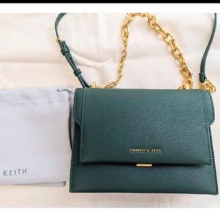 タグ付新品✨CHARLES & KEITH キャバス レザートートバッグ A4可