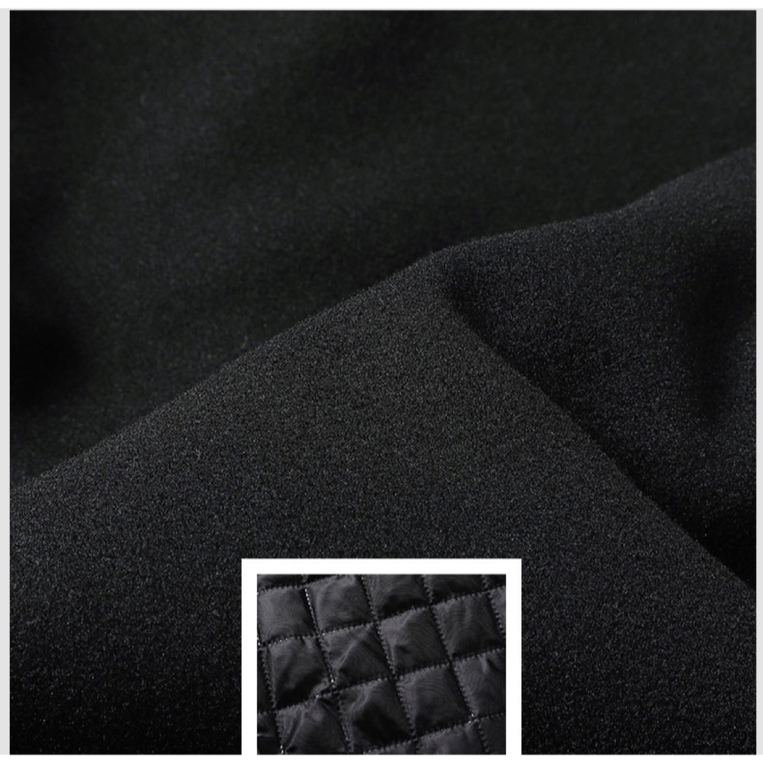 メンズ 刺繍入り PU袖 スタジャン 男女兼用 ストリート系 中綿 メンズのジャケット/アウター(スタジャン)の商品写真