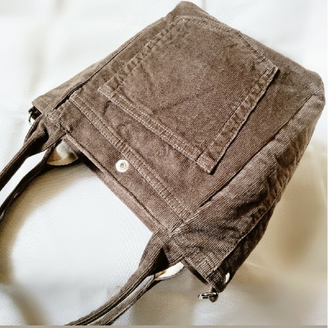 handmade mini トートバッグ ハンドメイドのファッション小物(バッグ)の商品写真