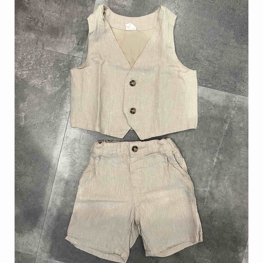H&M(エイチアンドエム)のH&M*セットアップ キッズ/ベビー/マタニティのベビー服(~85cm)(セレモニードレス/スーツ)の商品写真