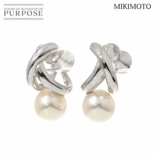 MIKIMOTO ミキモト シルバー イヤリング パール約6.3mm/約6.2mm 3.4g ネジ式 レディース