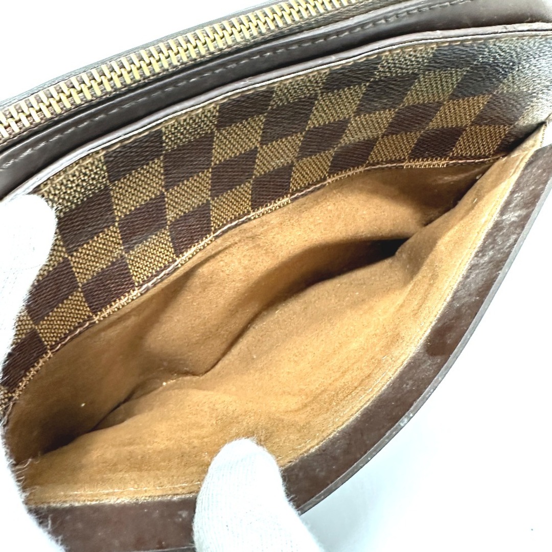 LOUIS VUITTON(ルイヴィトン)のルイヴィトン LOUIS VUITTON サンルイ N51993  ダミエ ポーチ カバン ストラップ付 セカンドバッグ ダミエキャンバス エベヌ ブラウン レディースのバッグ(クラッチバッグ)の商品写真