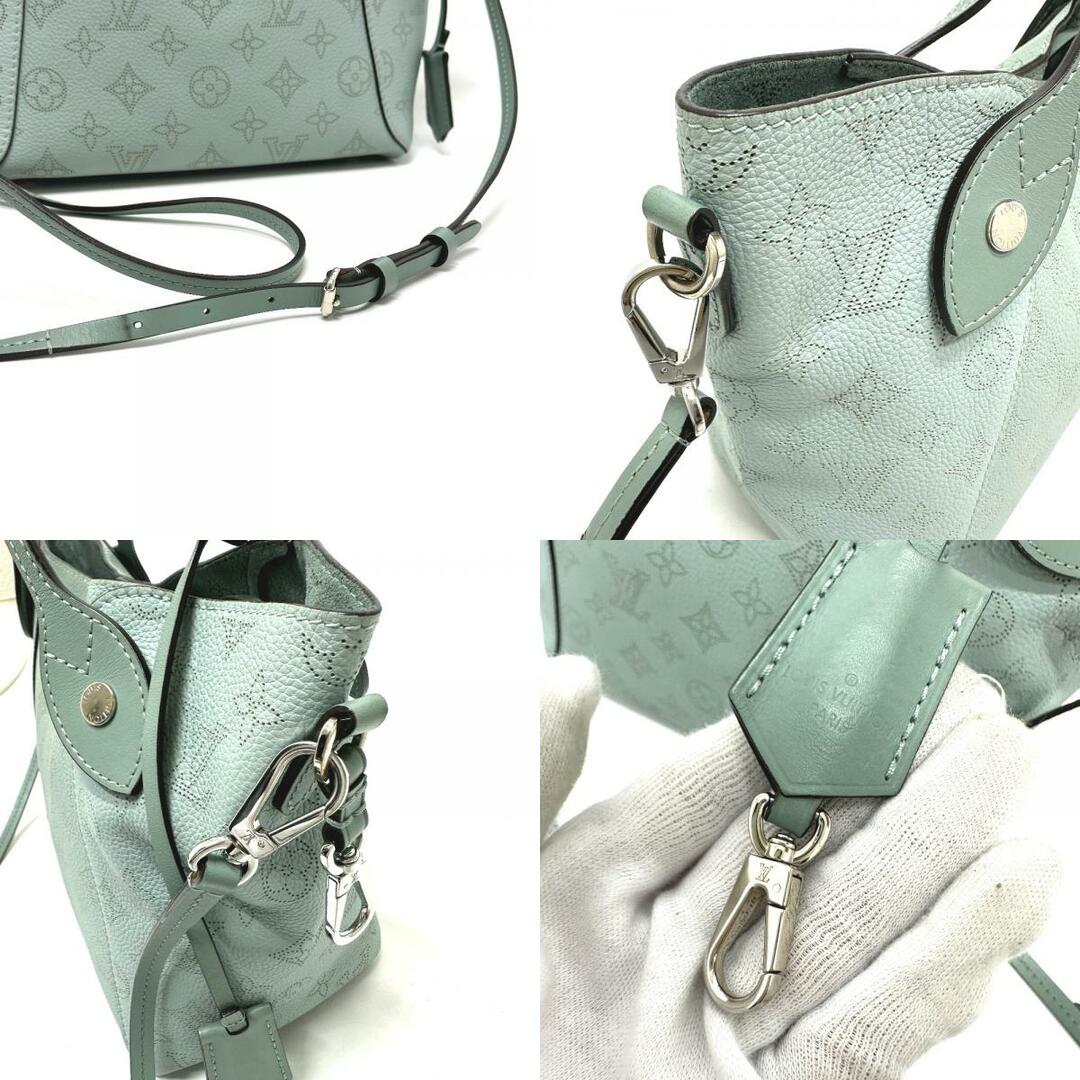 ルイヴィトン LOUIS VUITTON ヒナ PM 	M55905 モノグラムマヒナ ポーチ付き ハンドバッグ 斜め掛け 2WAY ショルダーバッグ カバン トートバッグ モノグラムマヒナレザー ヴェールラグーン グリーン