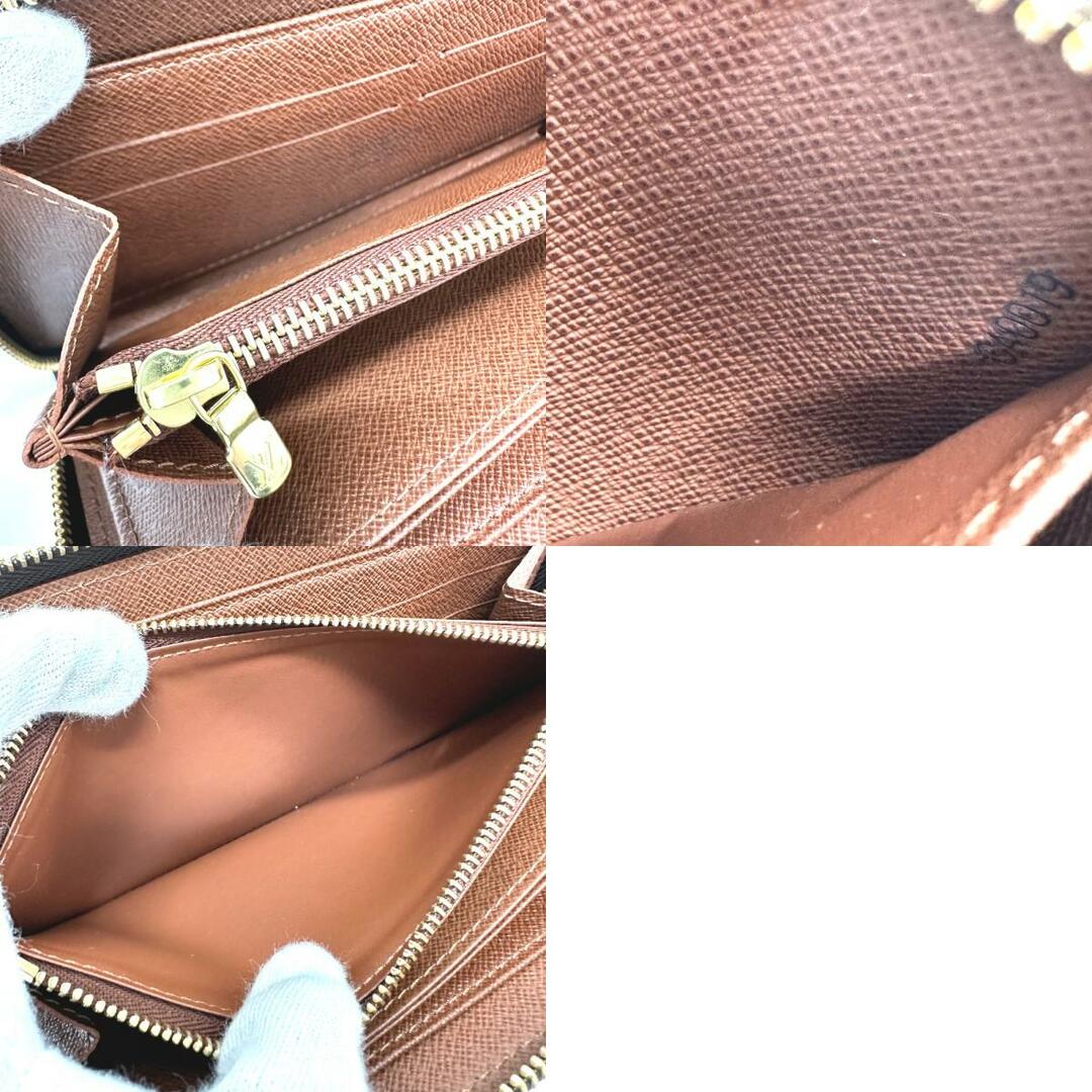 ルイヴィトン LOUIS VUITTON ジッピーウォレット  M93759 モノグラムローズ ラウンドファスナー 長財布 モノグラムキャンバス ブラウン 美品