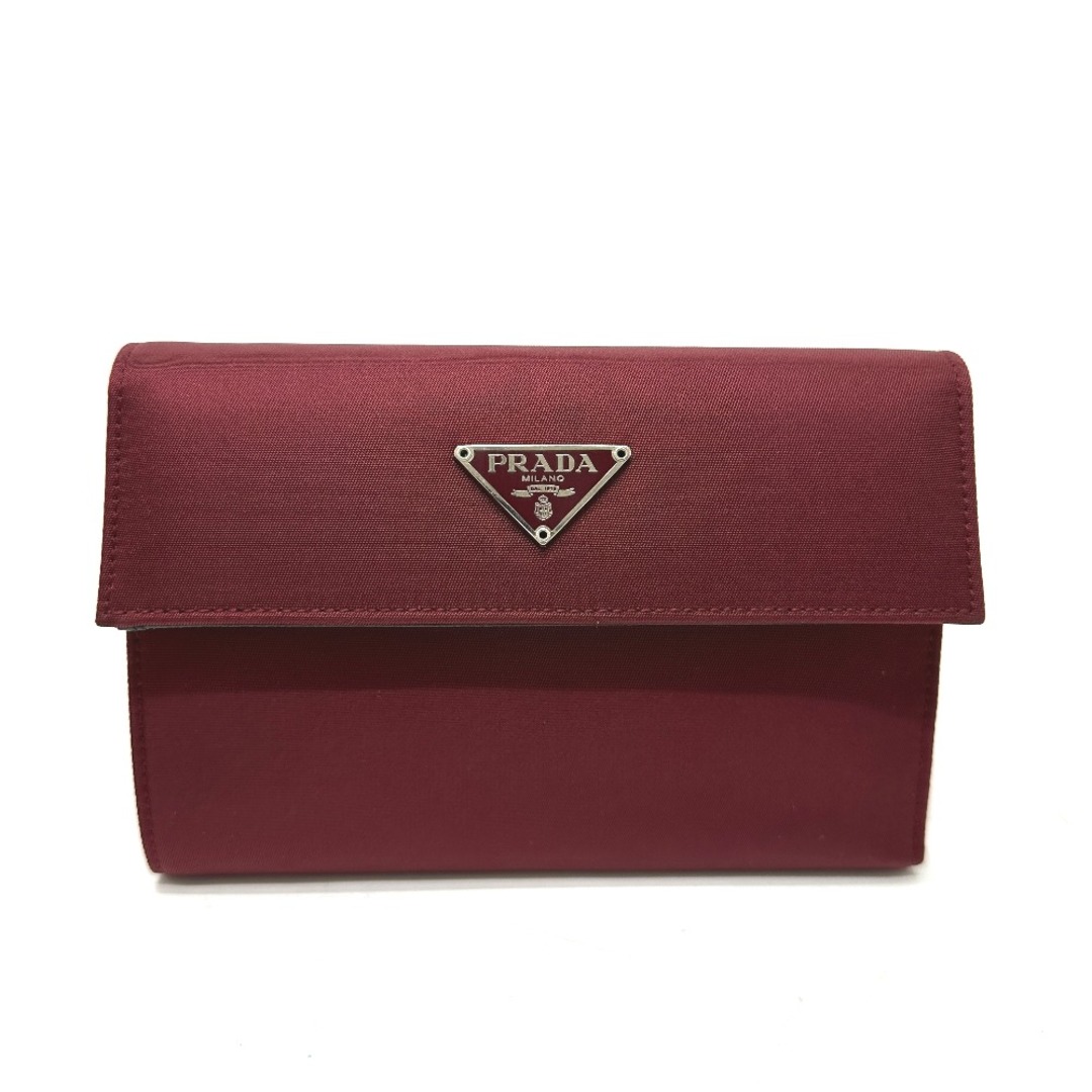 美品 PRADA プラダ ナイロン×サフィアーノ レザー ミニ財布 - 折り財布 美品 PRADA プラダ ナイロン×サフィアーノ レザー ミニ財布 - 折り財布