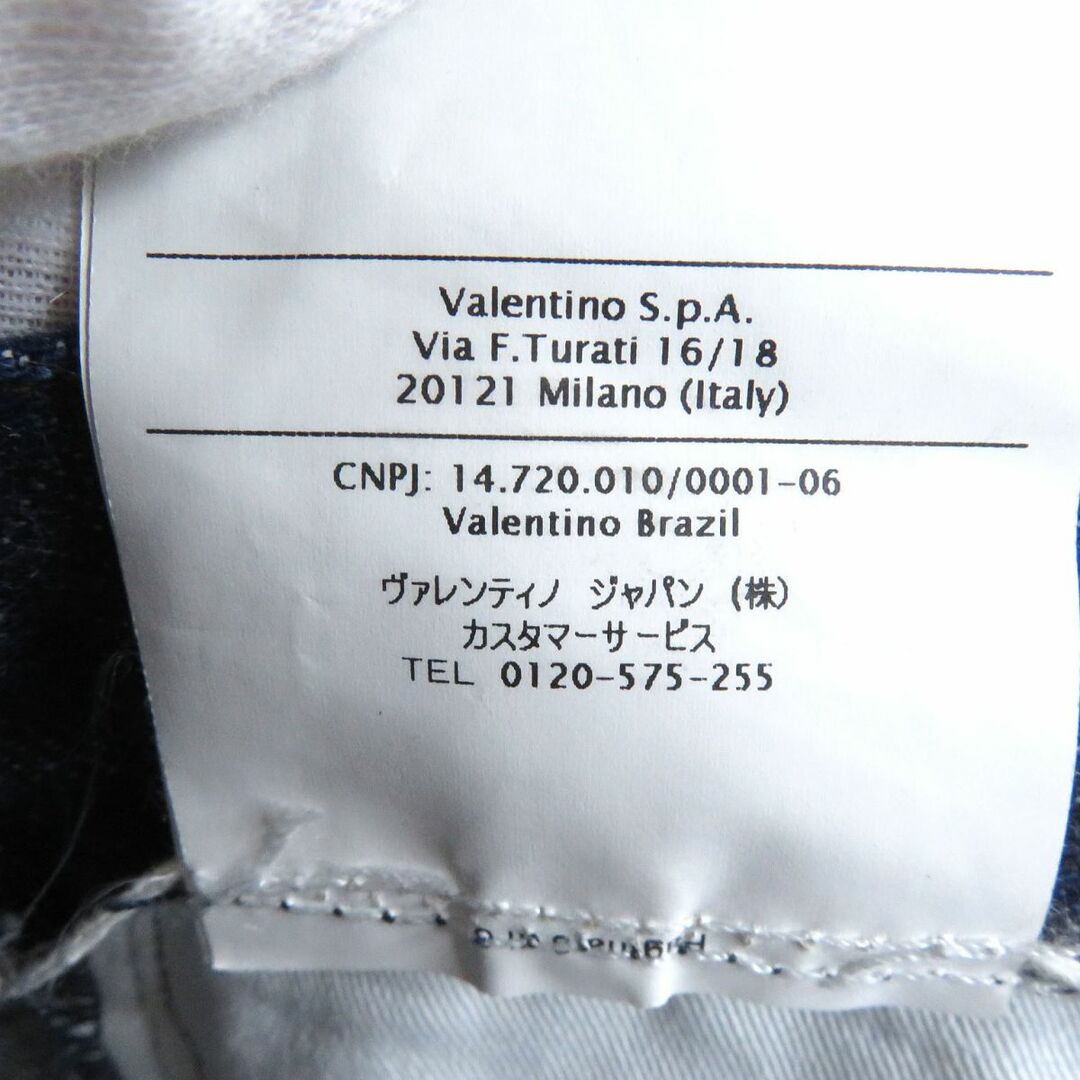 VALENTINO - 美品□VALENTINO/ヴァレンティノ スタッズ付 コットン100