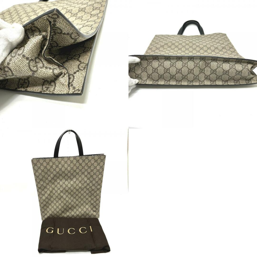 Gucci(グッチ)のグッチ GUCCI 456217 GG ハンドバッグ カバン トートバッグ GGスプリームキャンバス ベージュ メンズのバッグ(トートバッグ)の商品写真