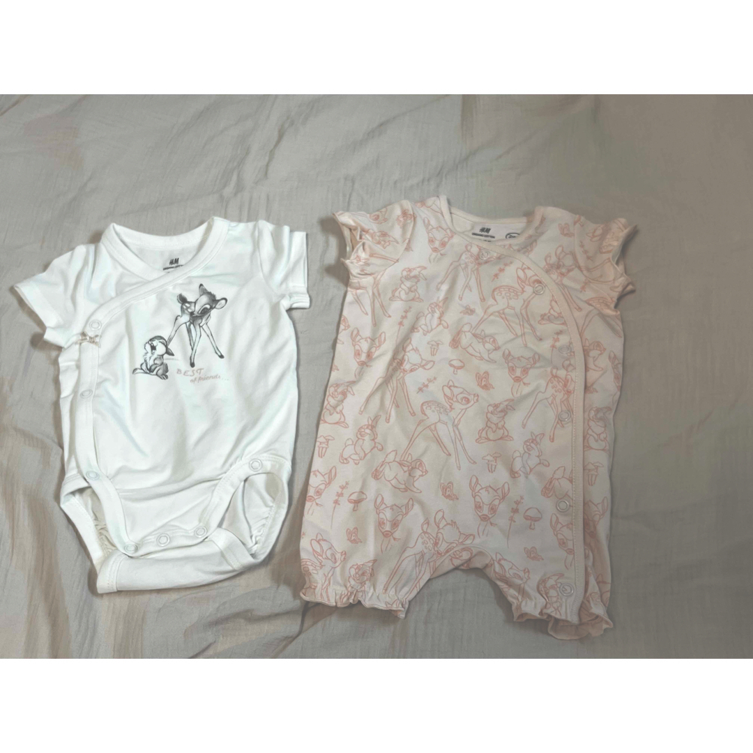 H&M(エイチアンドエム)のバンビ　ボディスーツ キッズ/ベビー/マタニティのベビー服(~85cm)(カバーオール)の商品写真