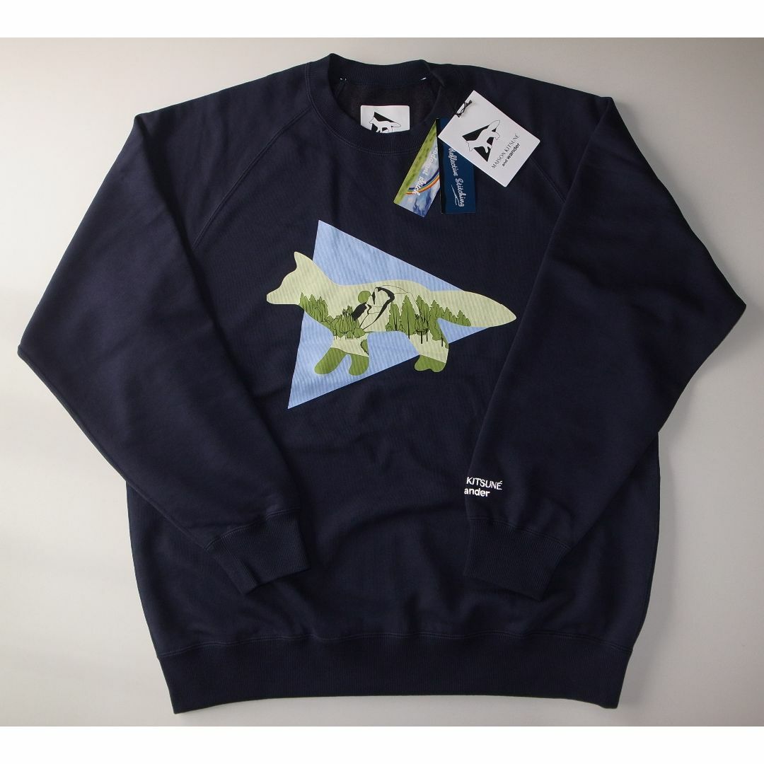 and Wander Maison Kitsune スウェット size5MAISONKITSUNE