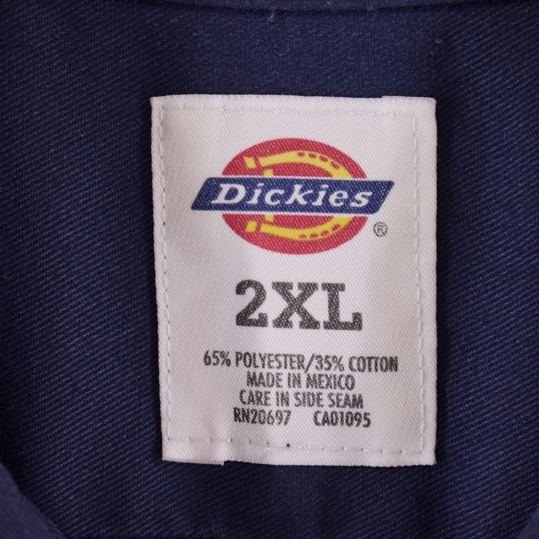 Dickies(ディッキーズ)の古着 ディッキーズ Dickies 半袖 ワークシャツ メンズXXL /eaa336147 メンズのトップス(シャツ)の商品写真