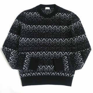 新品未使用 Saint Laurent シェブロン ニットトップ - Sコード