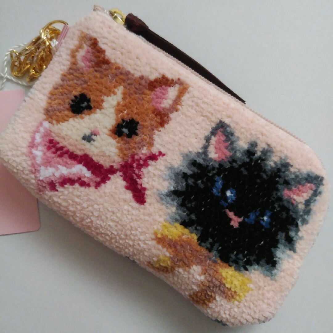 新品未使用 FEILERポーチ プリティーキャッツ キー&カードポーチ フェイラー キー&カードポーチ キャッツ