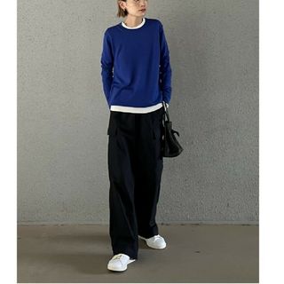 ユニクロ(UNIQLO)の新品❀ワイドストレートカーゴパンツ❀UNIQLO(ワークパンツ/カーゴパンツ)