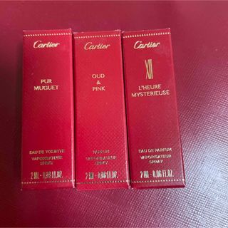 カルティエ(Cartier)のカルティエ　香水サンプル3本セット(香水(女性用))