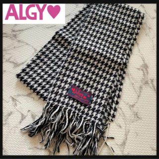 ALGY - 最終値下げ！ALGY♡千鳥柄　マフラー　美品