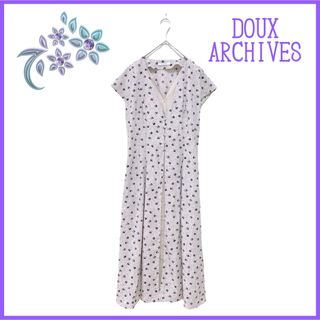 ドゥアルシーヴ(Doux archives)の【DOUX ARCHIVES】レイヤード ワンピース 小花柄 総柄 ドット柄(ロングワンピース/マキシワンピース)