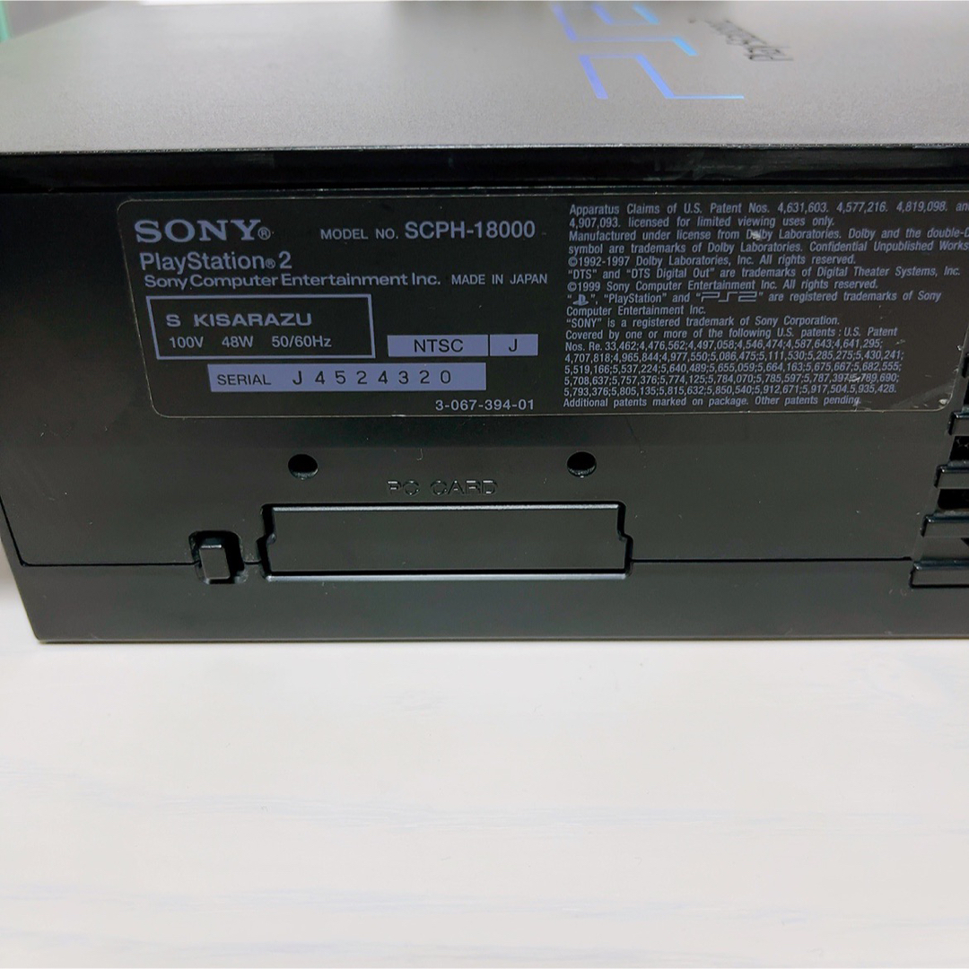 PlayStation2(プレイステーション2)のSONY SCPH-18000 プレイステーション2 PlayStation2 エンタメ/ホビーのゲームソフト/ゲーム機本体(家庭用ゲーム機本体)の商品写真