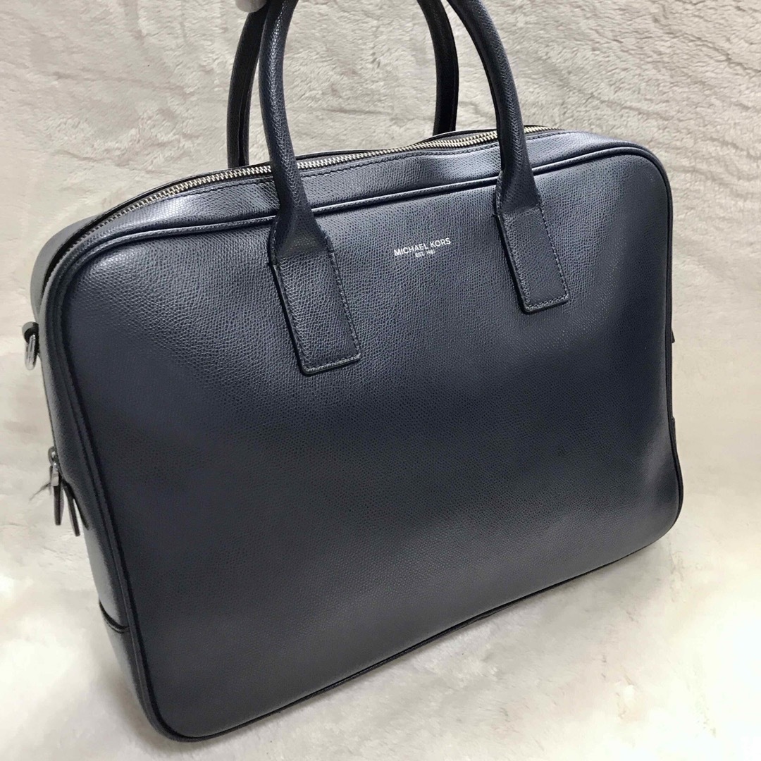 Michael Kors(マイケルコース)の美品 MICHEAL KORS 2way ブリーフケース ビジネスバッグ ブルー メンズのバッグ(ビジネスバッグ)の商品写真