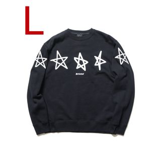 XL　FCRB PDK CREWNECK TOP クルーネック スウェット　黒