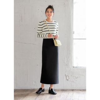 スタイルデリ(STYLE DELI)の【厚地ポンチ87cm丈ペンシルスカート】スタイルデリ(ロングスカート)