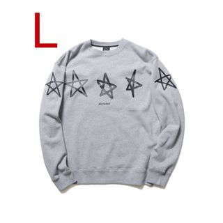 エフシーアールビー(F.C.R.B.)のF.C.R.B. STAR CREWNECK SWEAT グレー L(スウェット)