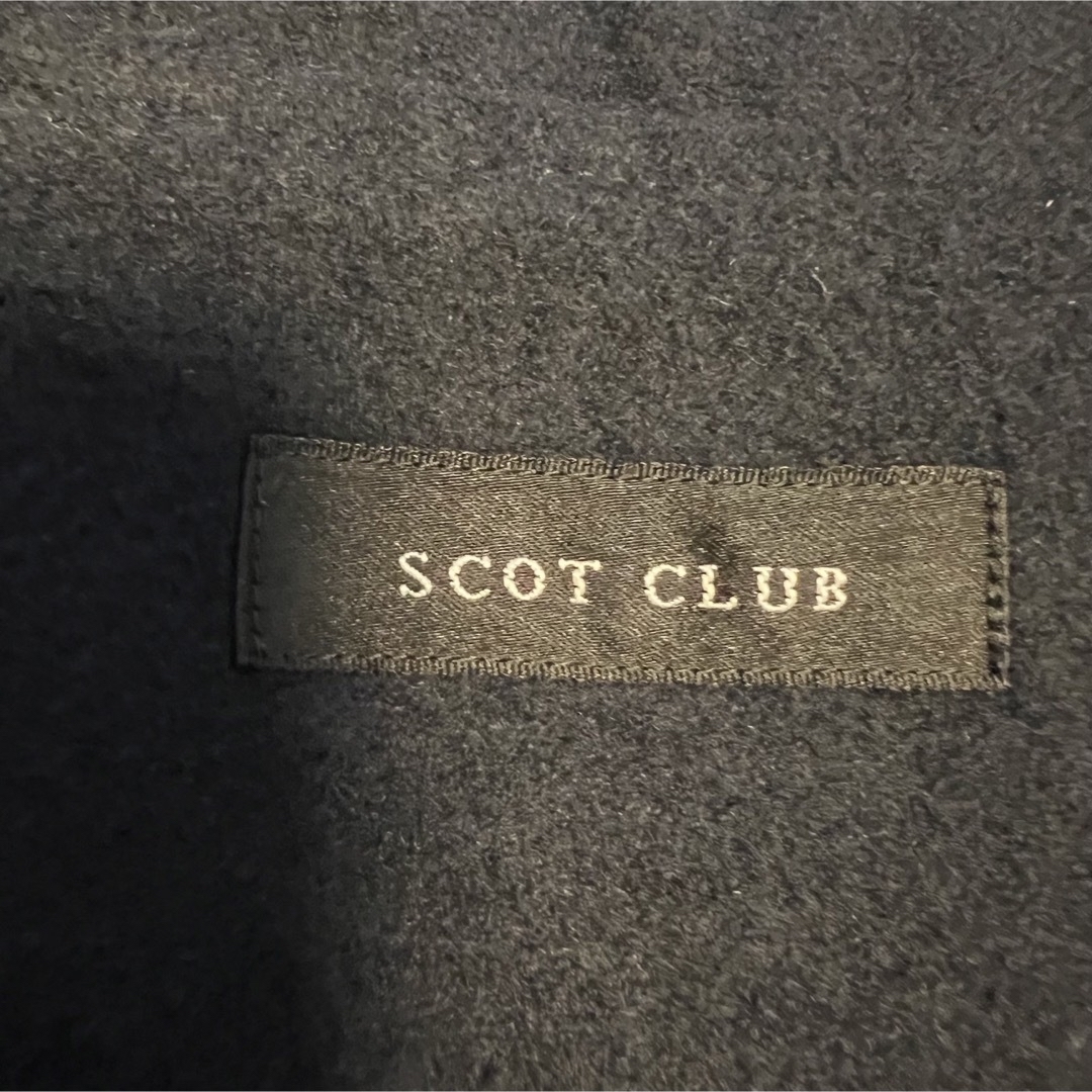 SCOT CLUB(スコットクラブ)のSCOT CLUBスコットクラブ　フードオーバーウールコート★ネイビー×ゴールド レディースのジャケット/アウター(その他)の商品写真