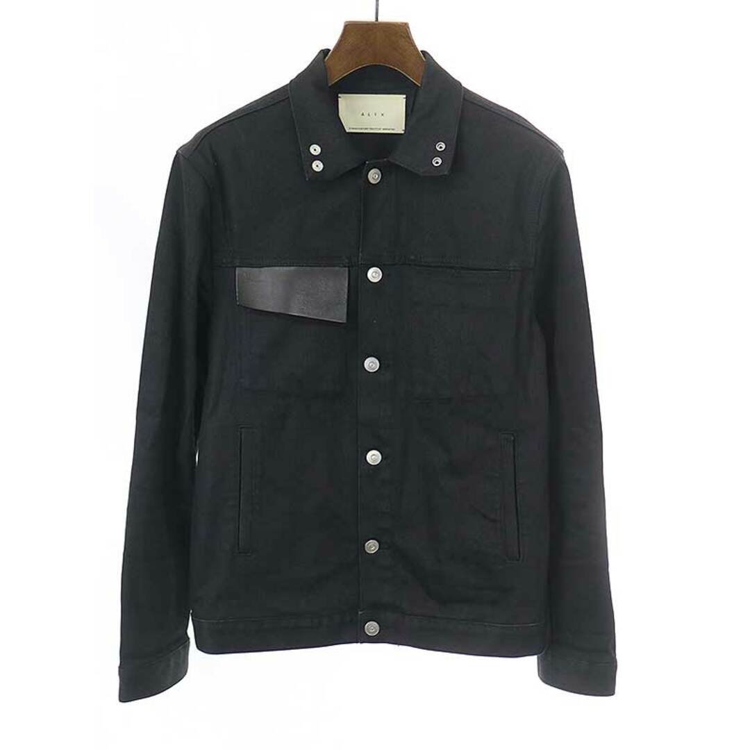 新品未使用品ＳALYX アリクス BLACK DENIM JACKET バックプリントデニムジャケット ブラック L