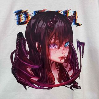 ファンキーフルーツ(FUNKY FRUIT)の［FUNKY FRUIT］悪魔Tシャツ ホワイト(Tシャツ(半袖/袖なし))