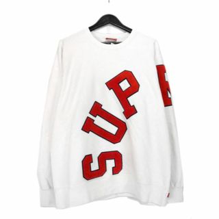 Supreme 2019SS Formula Crewneck シュプリーム フォーミュラクルーネック スウェット トレーナー 袖ロゴ レッド サイズL【211207】【新古品】【me04】