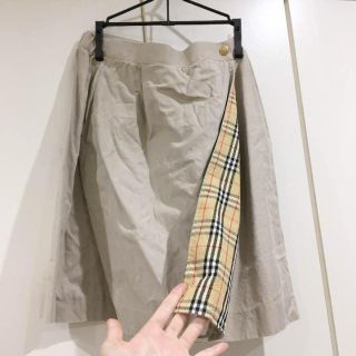 バーバリー(BURBERRY)のバーバリー巻きスカート(ひざ丈スカート)