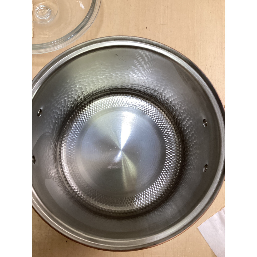 銅鍋 調理器具 W-ALLOY仕上 純銅製 なべ キッチン用品(U-75)の 銅鍋 調理器具 W-ALLOY仕上 純銅製 なべ キッチン用品(U-75)の