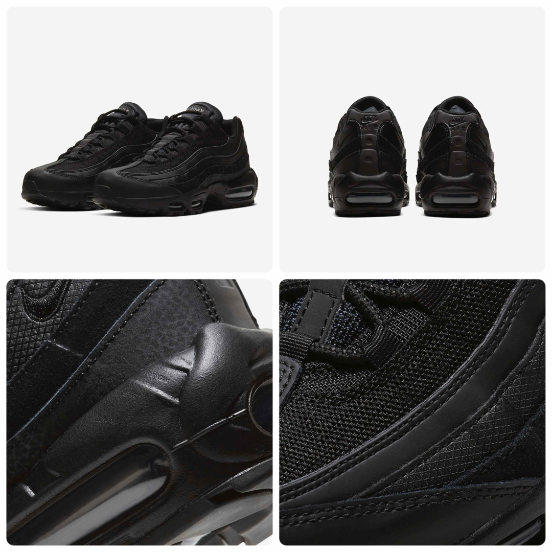 NIKE(ナイキ)の【新品未使用】Nike Air Max 95 Triple Black 28cm メンズの靴/シューズ(スニーカー)の商品写真