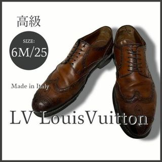 LOUIS VUITTON レザーシューズ 革靴 メンズ 6M(25.5㎝)