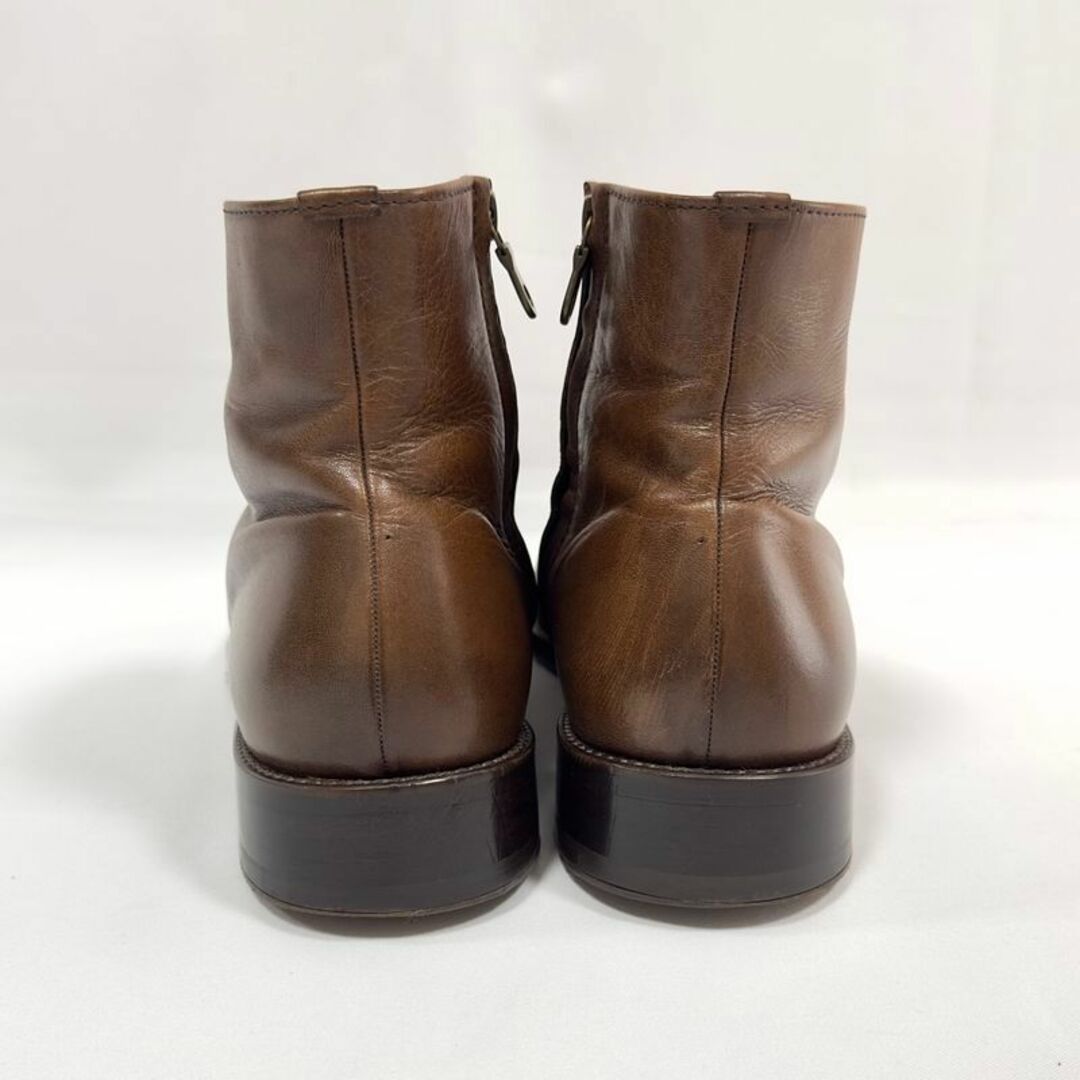 PADRONE(パドローネ)のPADRONE パドローネ SIDE ZIP BOOTS サイドジップブーツ 茶 メンズの靴/シューズ(ブーツ)の商品写真