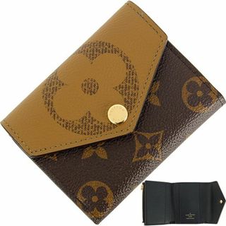 ルイヴィトン(LOUIS VUITTON)のルイヴィトン 三つ折り財布 ポルトフォイユ ゾエ ジャイアント モノグラム リバース M80725 レディース キャンバス レザー 新品 3343(財布)