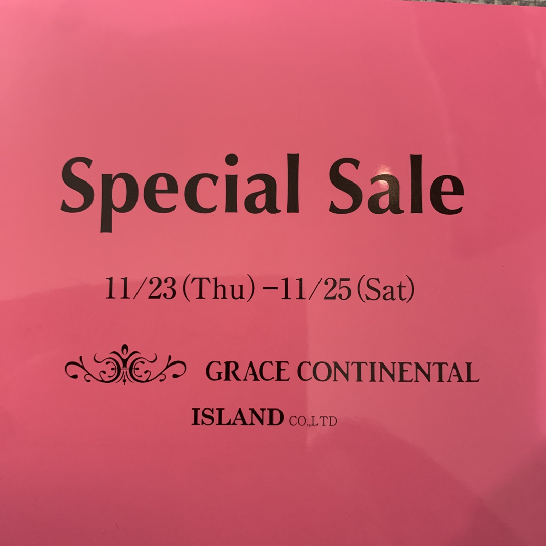 GRACE CONTINENTAL(グレースコンチネンタル)のGRACE CONTINENTAL グレースコンチネンタル ファミリーセール チケットのチケット その他(その他)の商品写真