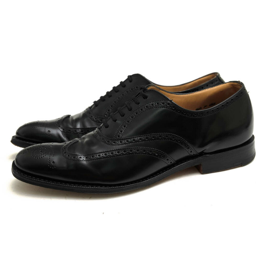 チャーチ／Church's シューズ ビジネスシューズ 靴 ビジネス メンズ 男性 男性用レザー 革 本革 ブラック 黒  NEWYORK ニューヨーク フルブローグ グッドイヤーウェルト製法 ウイングチップ39sのチャーチChurch
