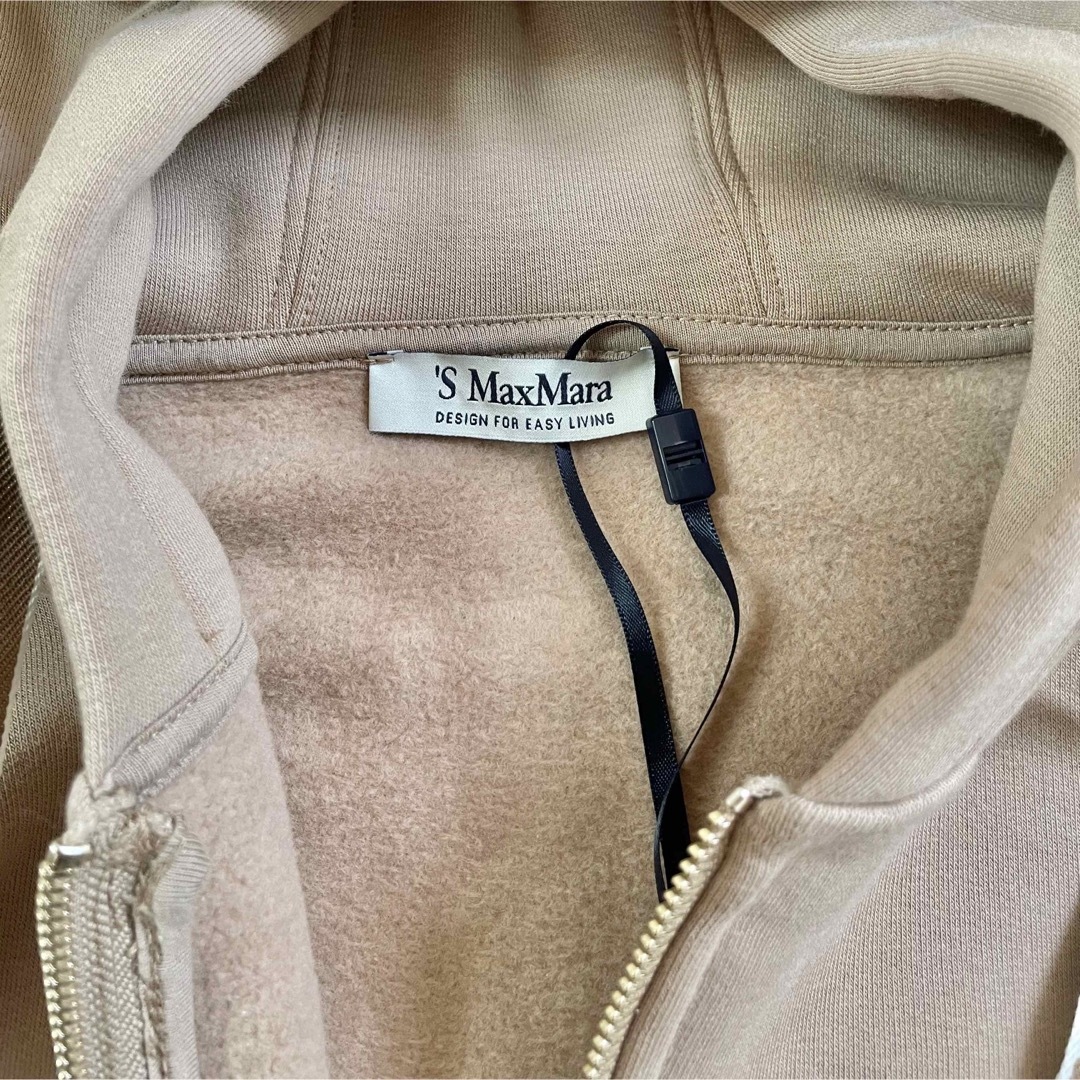 【新品未使用】'S MAX MARA コットンジャージーフーディ S