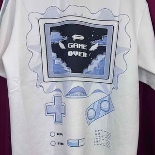 エーシーディーシーラグ(ACDC RAG)の［ACDC RAG］GAME OVER T シャツ ホワイト(Tシャツ(半袖/袖なし))