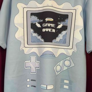 エーシーディーシーラグ(ACDC RAG)の［ACDC RAG］GAME OVER Tシャツ ブルー(Tシャツ(半袖/袖なし))