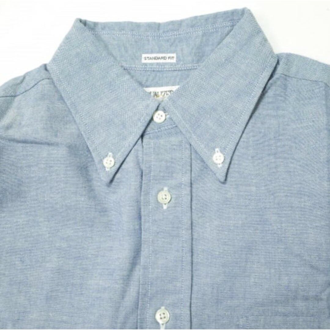 INDIVIDUALIZED SHIRTS(インディヴィジュアライズドシャツ)のINDIVIDUALIZED SHIRTS インディビジュアライズドシャツ アメリカ製 STANDARD FIT HERITAGE CHAMBRAY B.D. Shirt シャンブレーボタンダウンシャツ J81BCO 151/2(33) ブルー 長袖 BD トップス【新古品】【中古】【INDIVIDUALIZED SHIRTS】 メンズのトップス(シャツ)の商品写真