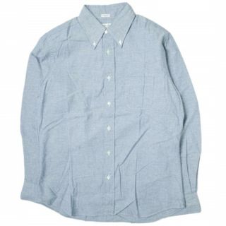 インディヴィジュアライズドシャツ(INDIVIDUALIZED SHIRTS)のINDIVIDUALIZED SHIRTS インディビジュアライズドシャツ アメリカ製 STANDARD FIT HERITAGE CHAMBRAY B.D. Shirt シャンブレーボタンダウンシャツ J81BCO 151/2(33) ブルー 長袖 BD トップス【新古品】【中古】【INDIVIDUALIZED SHIRTS】(シャツ)